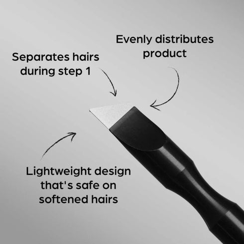 BROWLUXE Double-Ended Brow Lamination Tool Blade side benefits