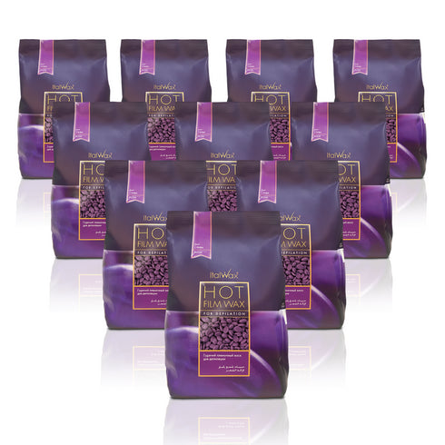 Italwax Hard Beans Wax - Plum 1kg