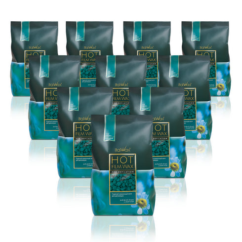 Italwax Hard Beans Wax - Azulene 1kg