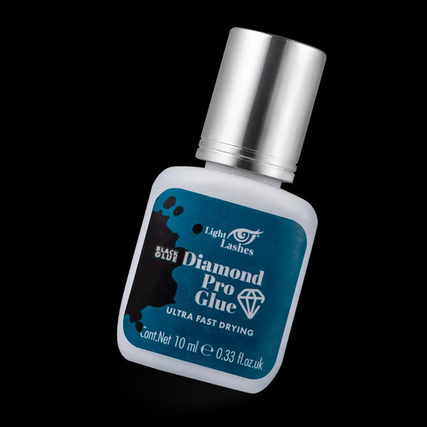 Diamond Pro black ultra fast drying eyelash extension glue 5ml