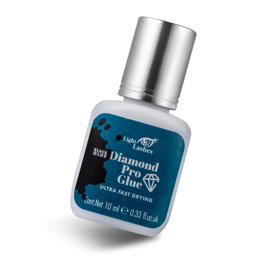 Diamond Pro black ultra fast drying eyelash extension glue 5ml