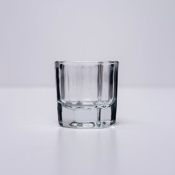 Glass dappen dish for product mixing