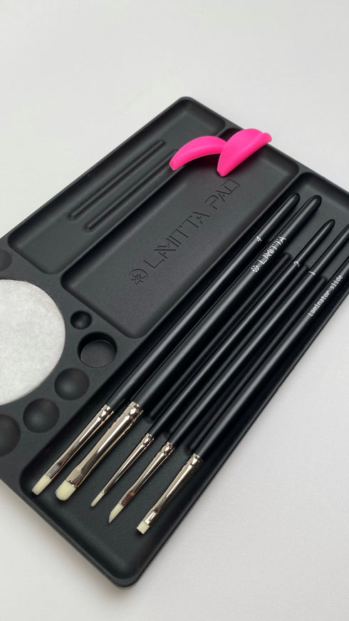 Kit de cepillos para levantamiento de pestañas Lamitta