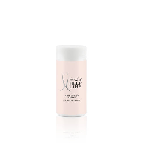 ItalWax Help Line Anti-Stress Powder with calamine 30g – soothing post-wax powder to reduce redness, calm sensitive skin and leave it soft and protected after hair removal