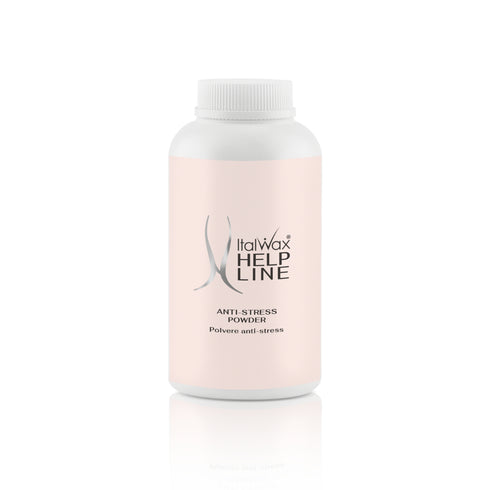 ItalWax Help Line Anti-Stress Powder with calamine 90g – soothing post-wax powder to reduce redness, calm sensitive skin and leave it soft and protected after hair removal