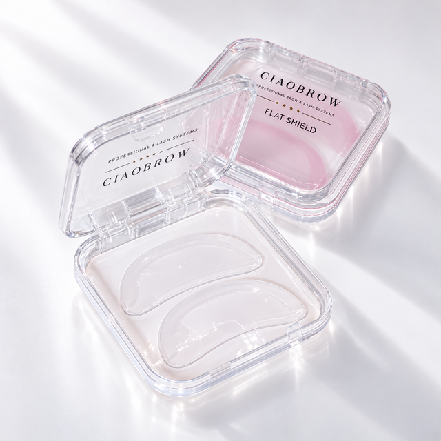 Ciaobrow Cosmic Flat Shield Korean lash lift shield case on white background